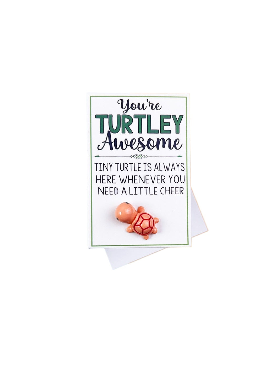 Taphug - Pocket Hug Cute Turtle Encouragement pocket hug card and keepsake token view 12