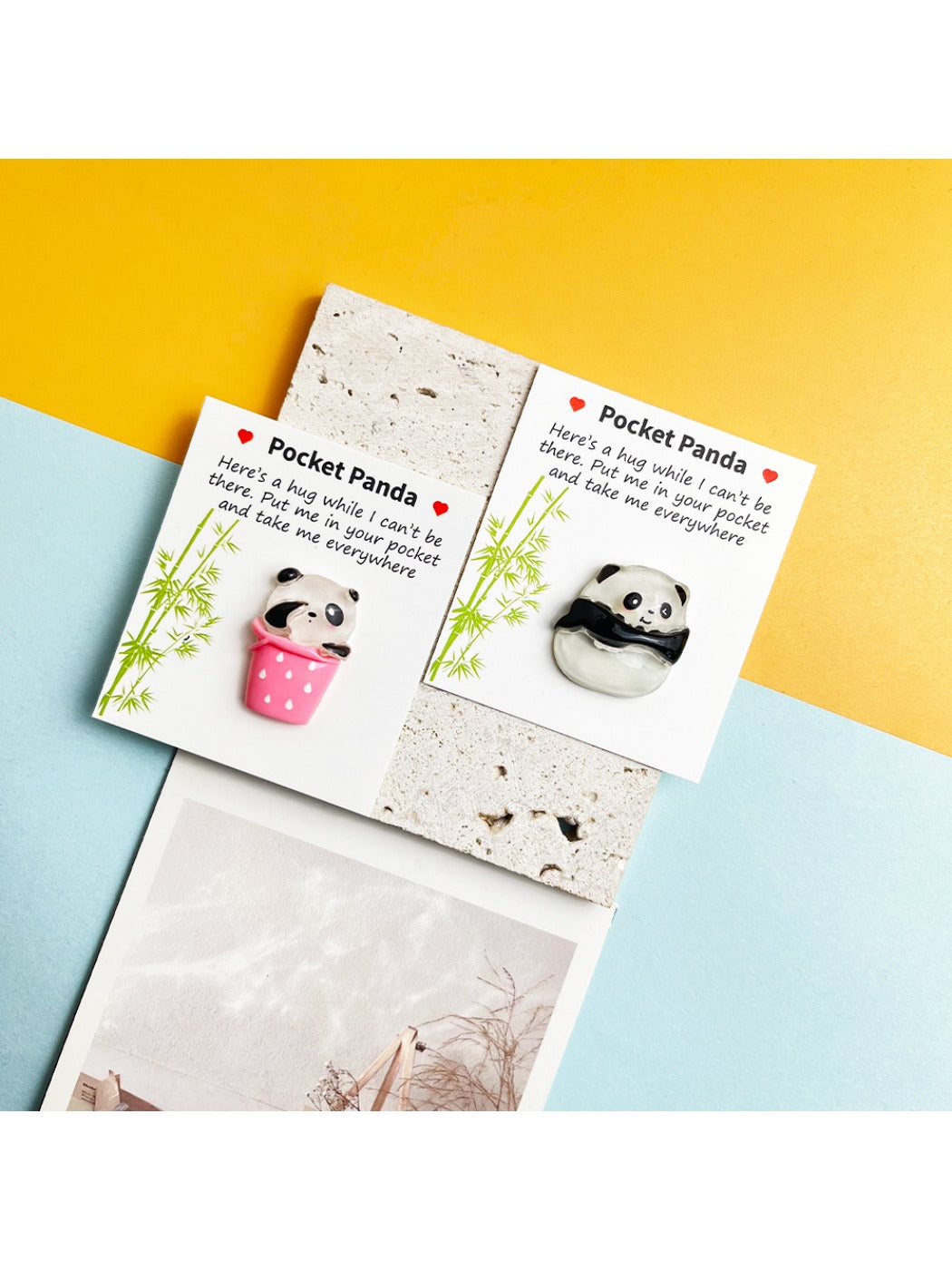 Taphug - Pocket Hug Cute Panda Greeting Card
