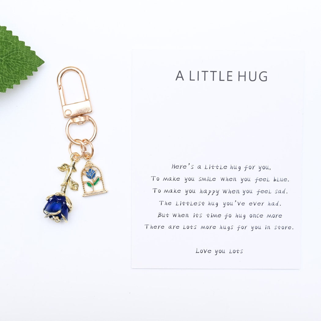 Taphug - Pocket Hug Rose Theme Keychain