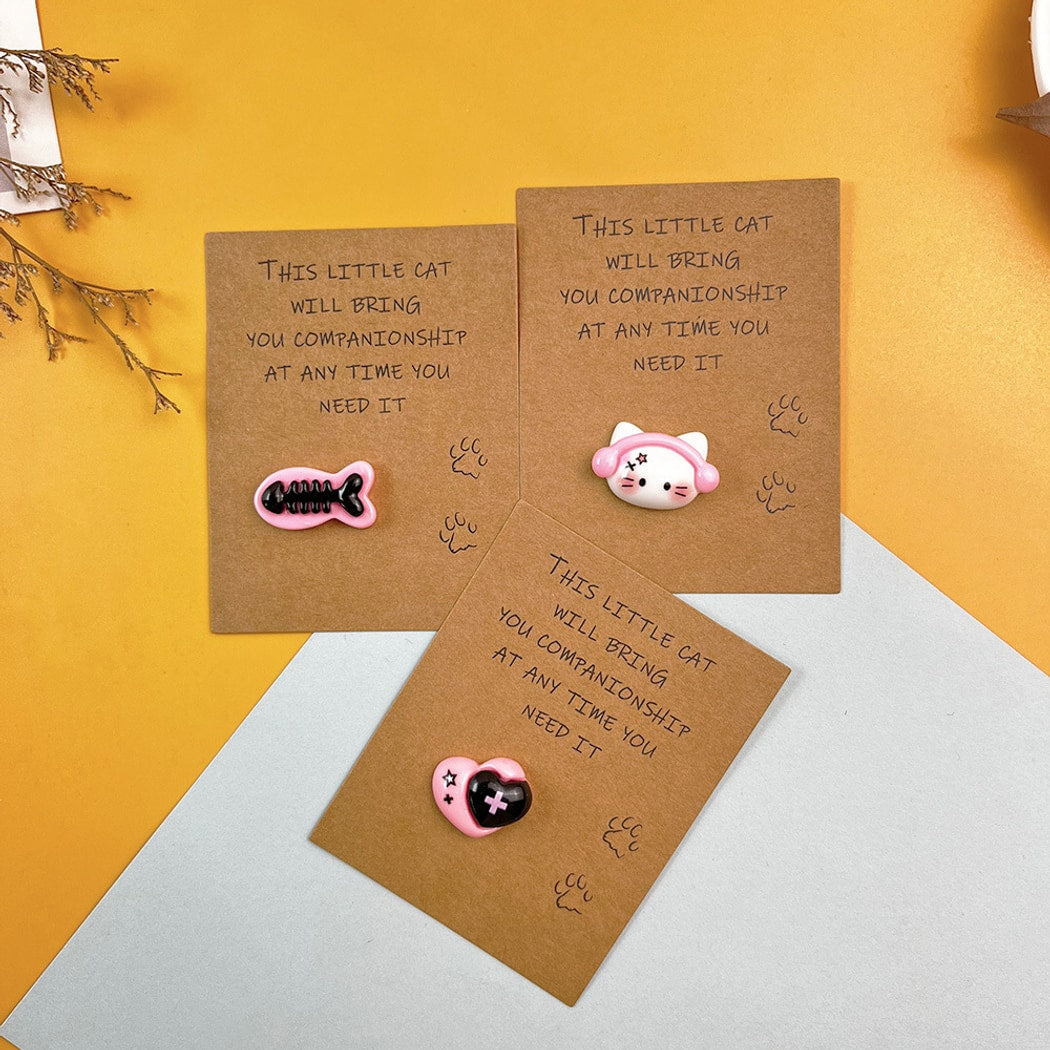 Taphug - Pocket Hug Cat Motif Keepsake Card