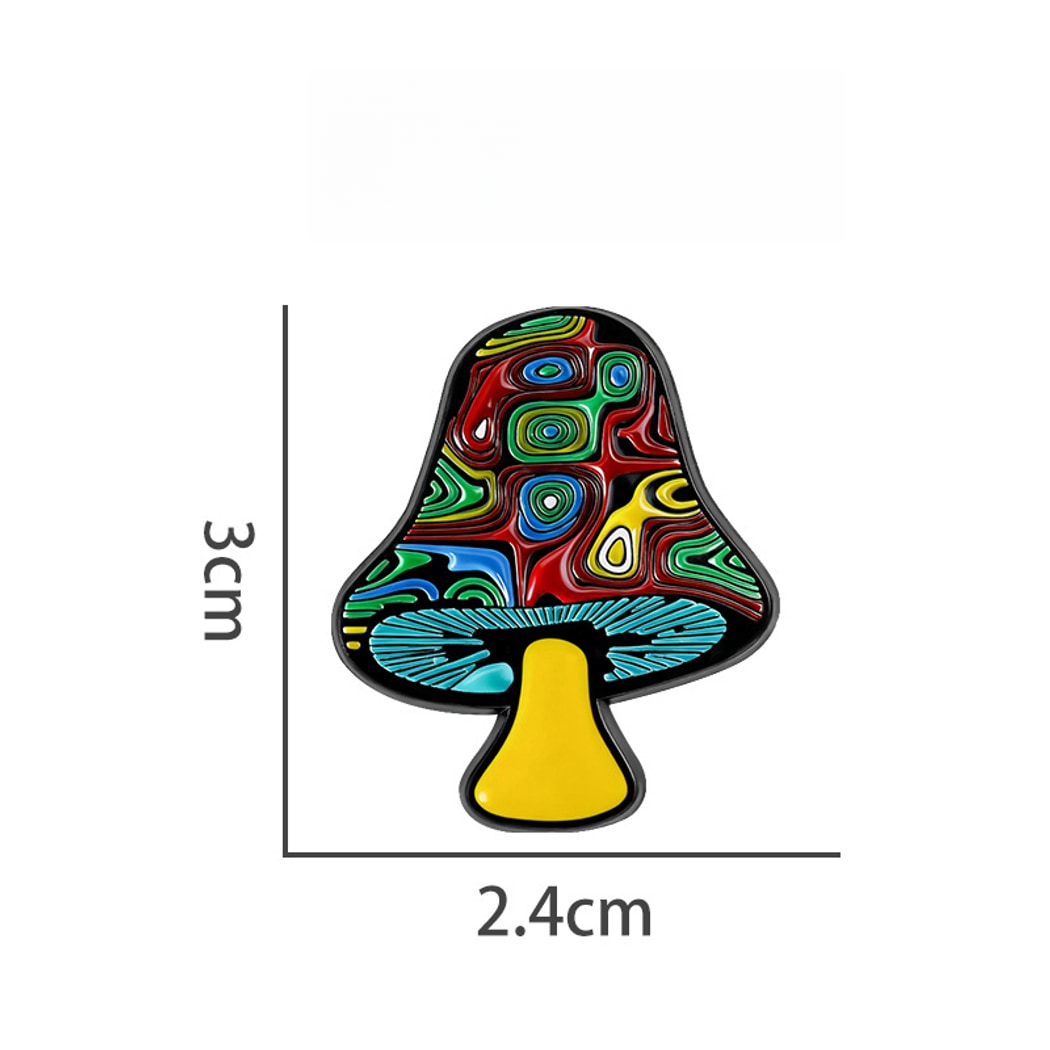 Pinori - Art Style Mushroom Decorative Fashion Pin