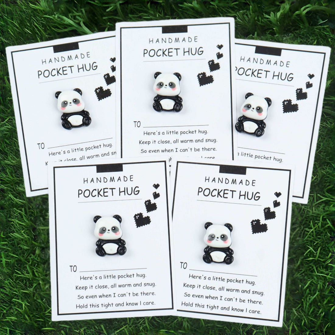Taphug Little Panda Pocket Hug plush toy with soft fabric and embroidered face