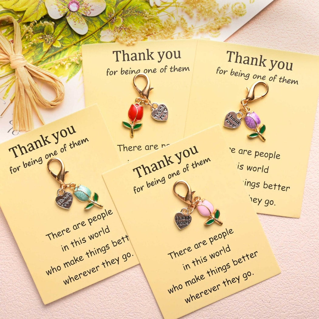 Taphug - Pocket Hug Sweet Tulip Charm Keychain