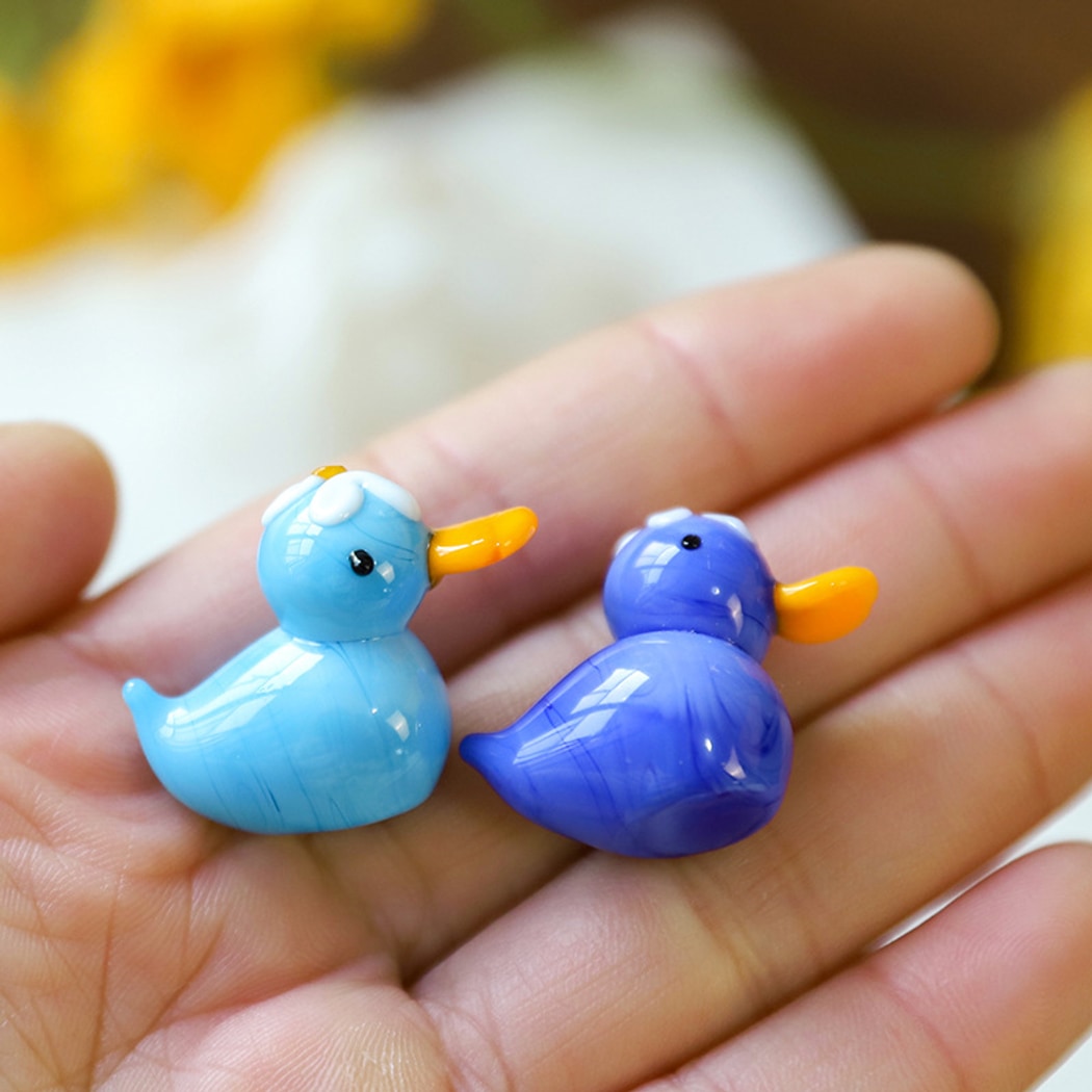 Glasira - Cute Cartoon Colorful Duck Tabletop Ornament