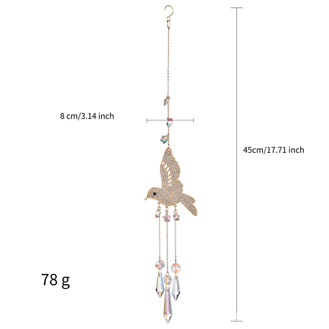 Somnira - Bird Shaped Suncatcher Wind Chime