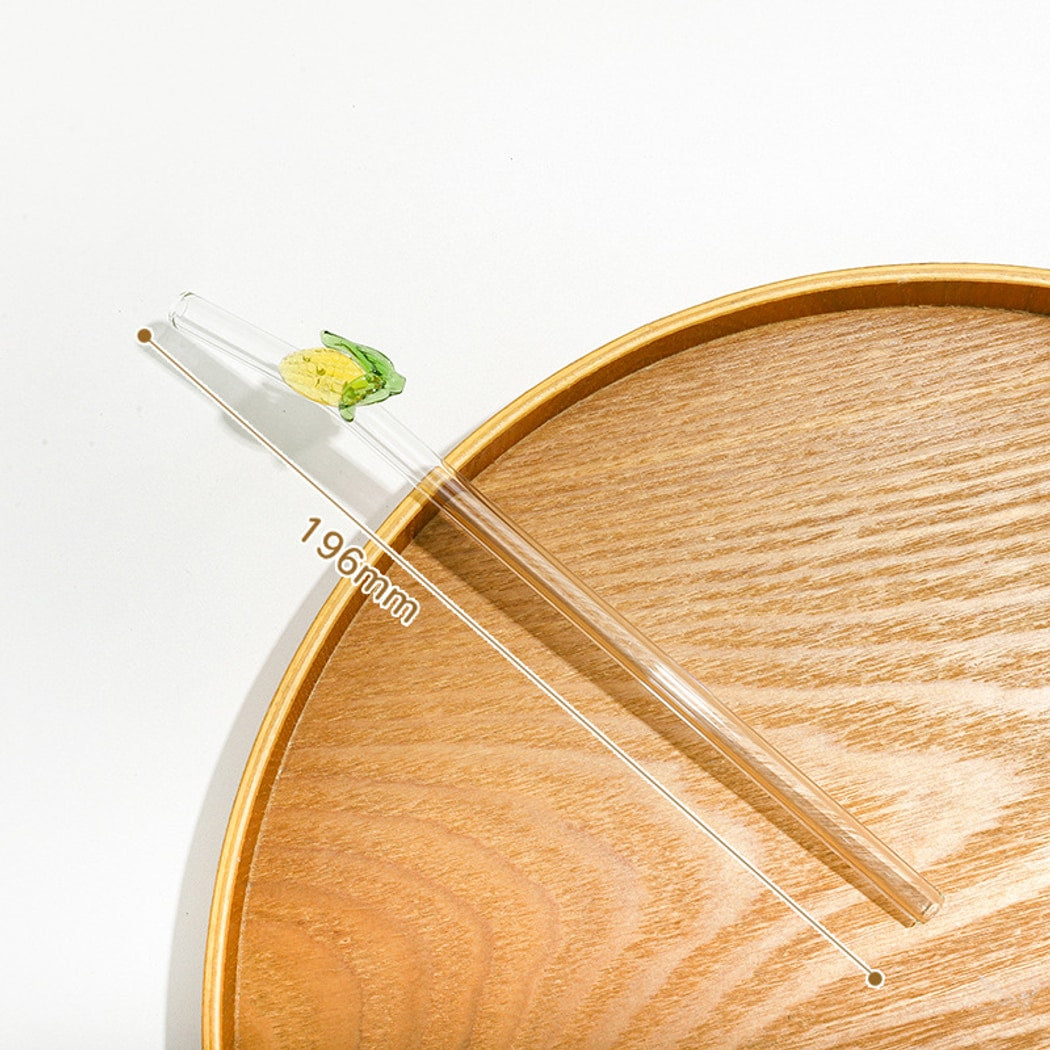 Glasira - Cute Fruits and Vegetables Decoration Straw