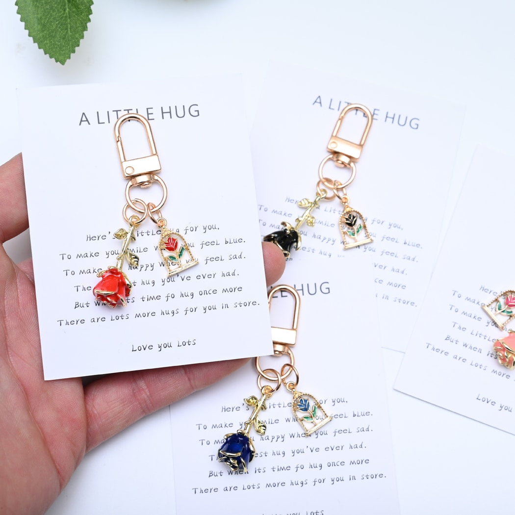 Taphug - Pocket Hug Rose Theme Keychain