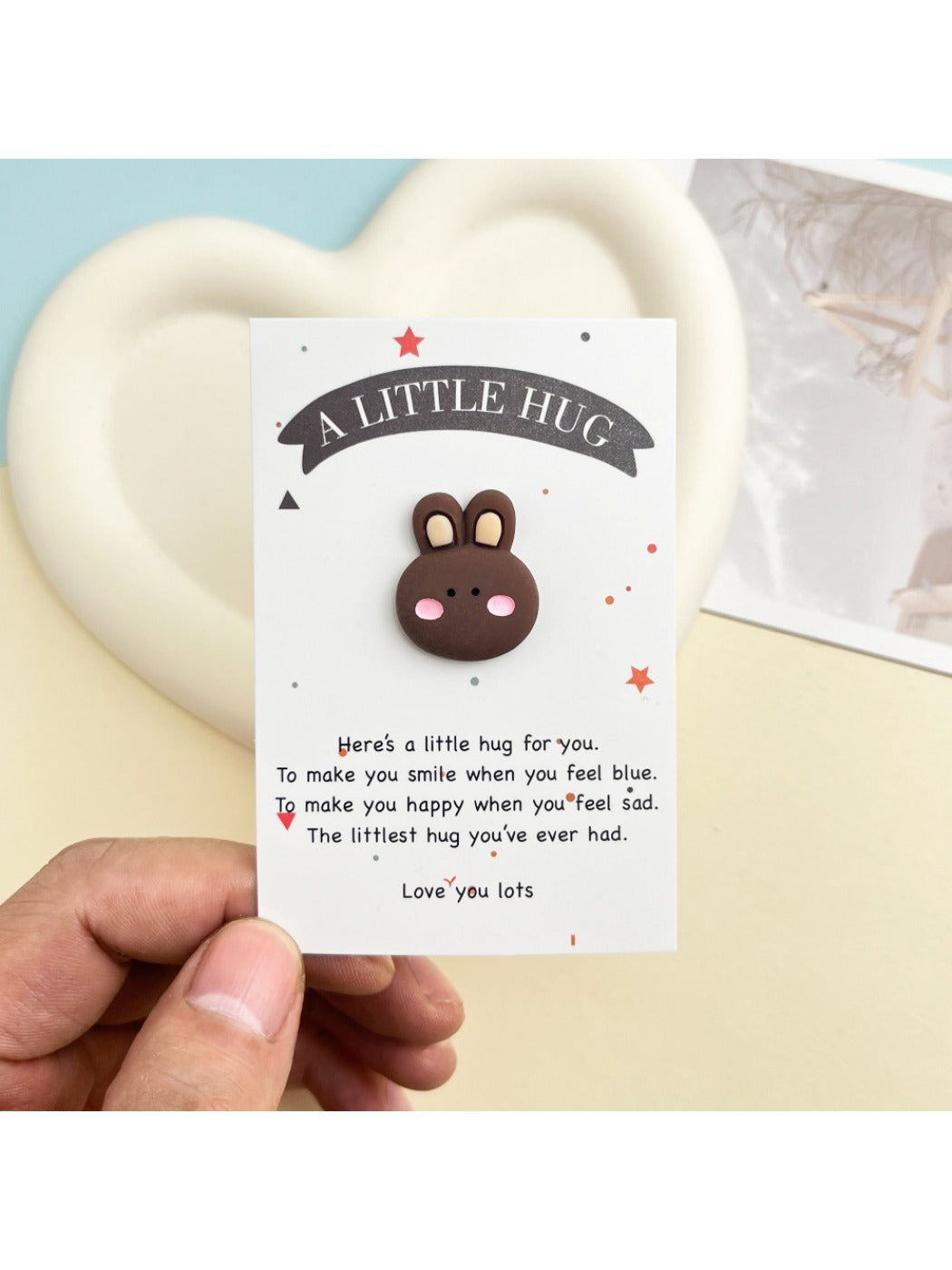 Taphug - Pocket Hug Adorable Blushing Rabbit