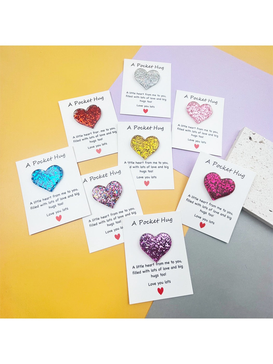 Taphug - Pocket Hug Glitter Heart