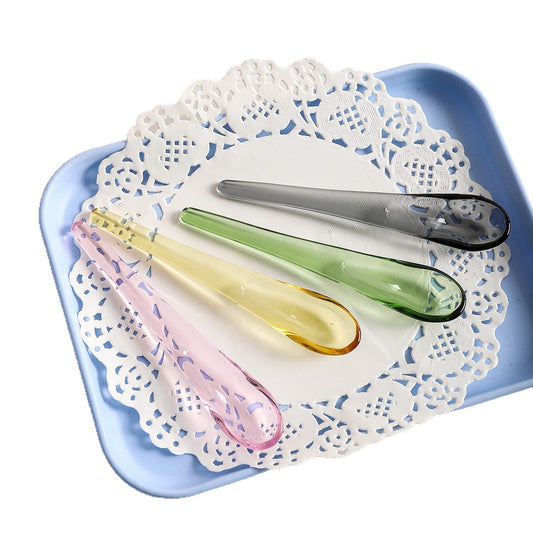 Glasira - Modern Solid Color Dessert Spoon