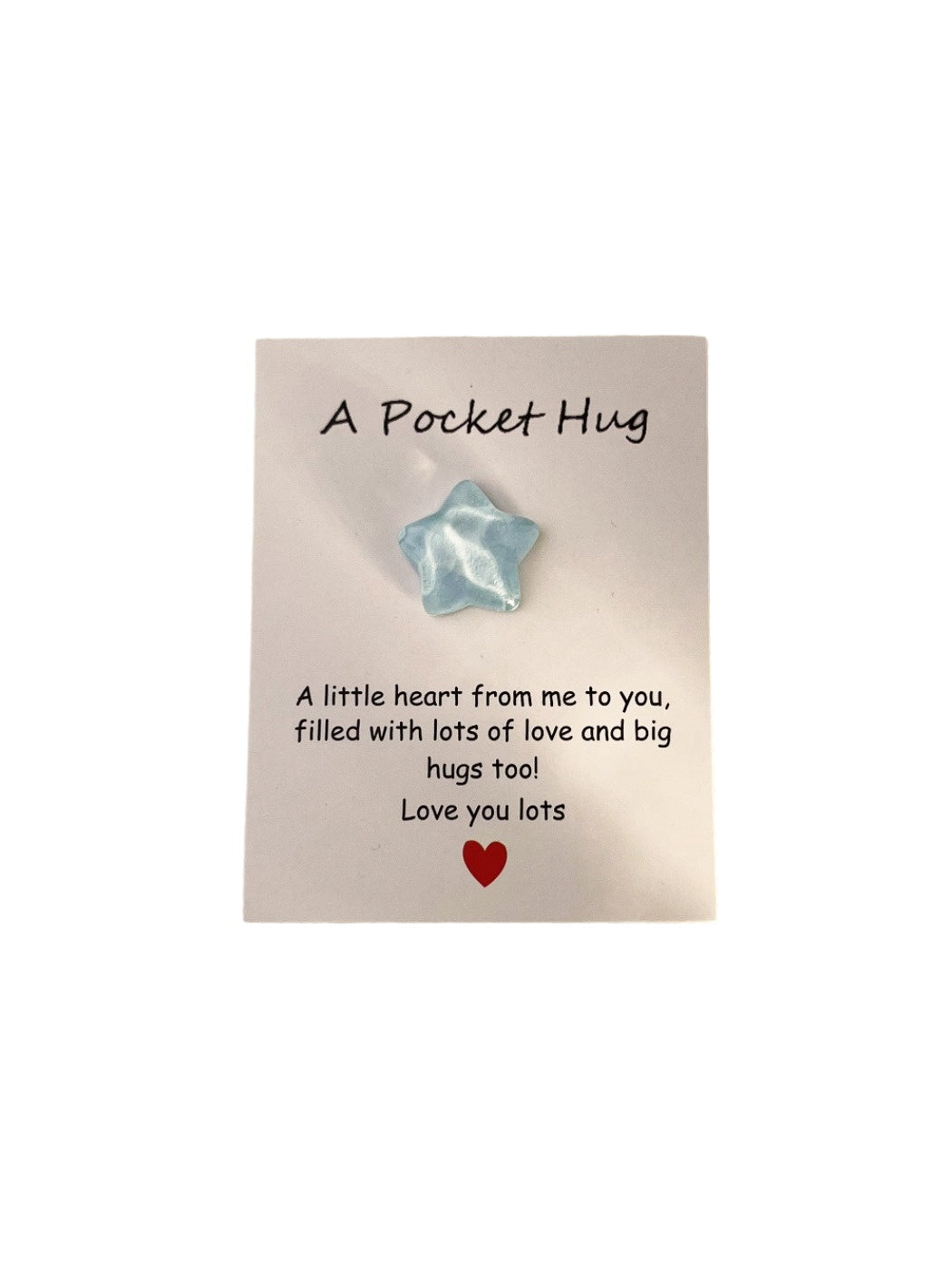 Taphug - Pocket Hug Transparent Cracked Star
