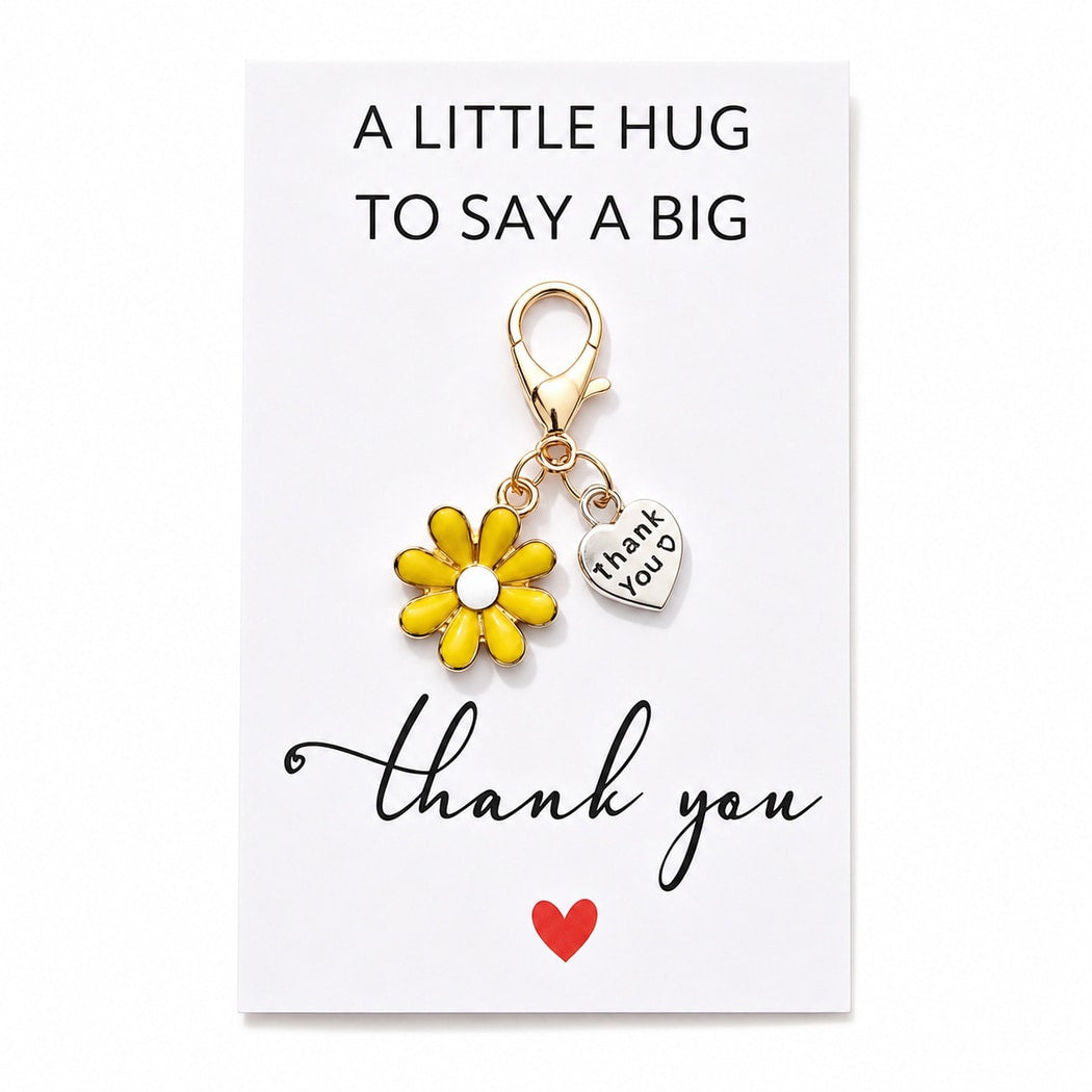 Taphug - Pocket Hug Flower Charm Token