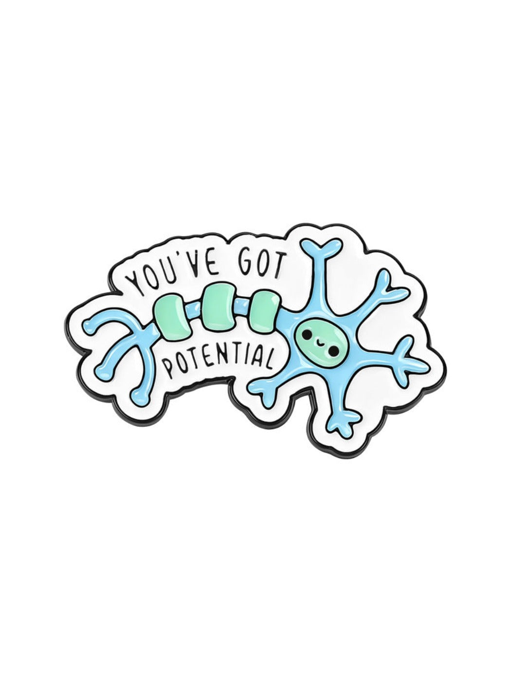 Pinori - Neuron Symbol Brooch