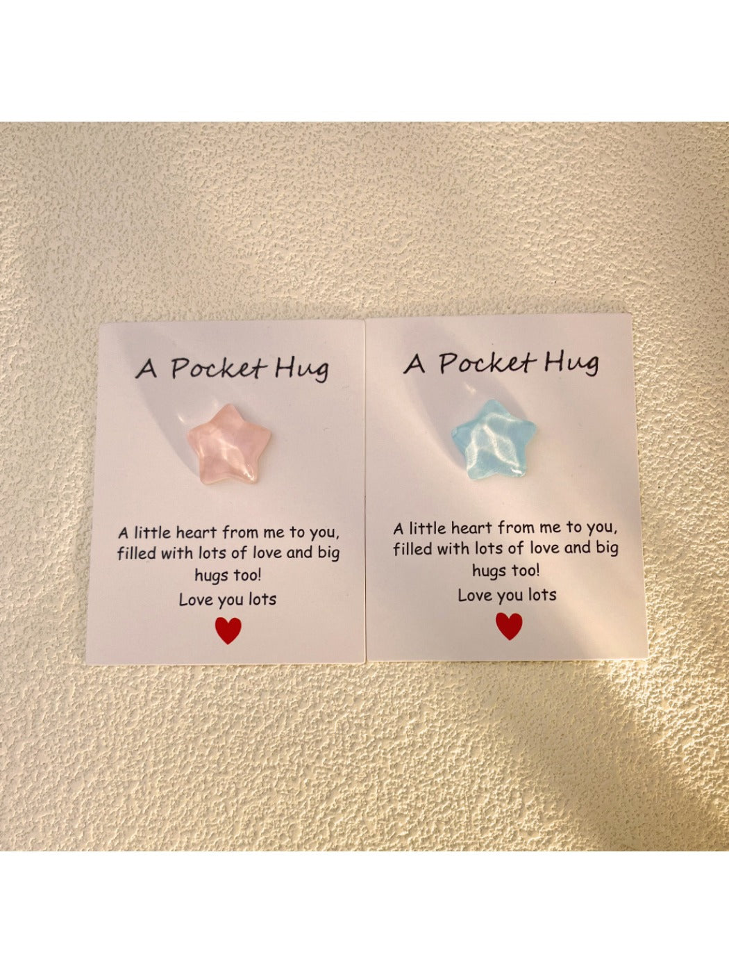 Taphug - Pocket Hug Transparent Cracked Star