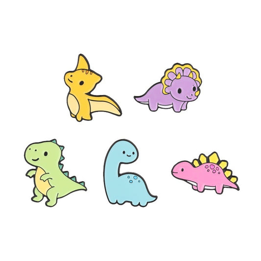 Pinori - Cartoon Dinosaur Enamel Pin