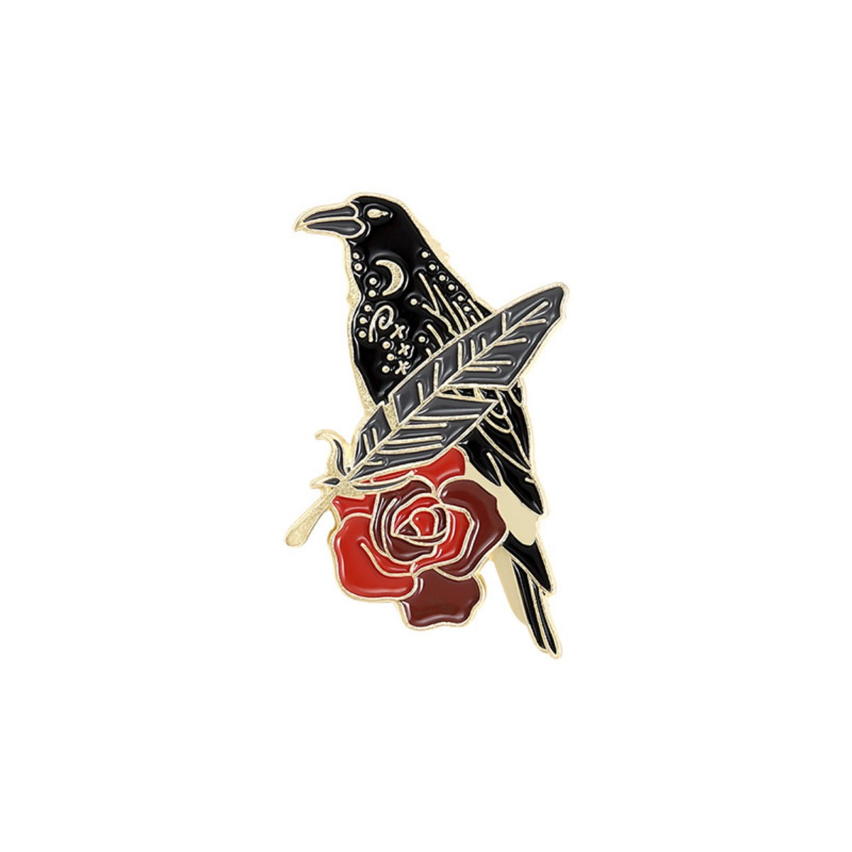 Raven Mystique Metal Pin