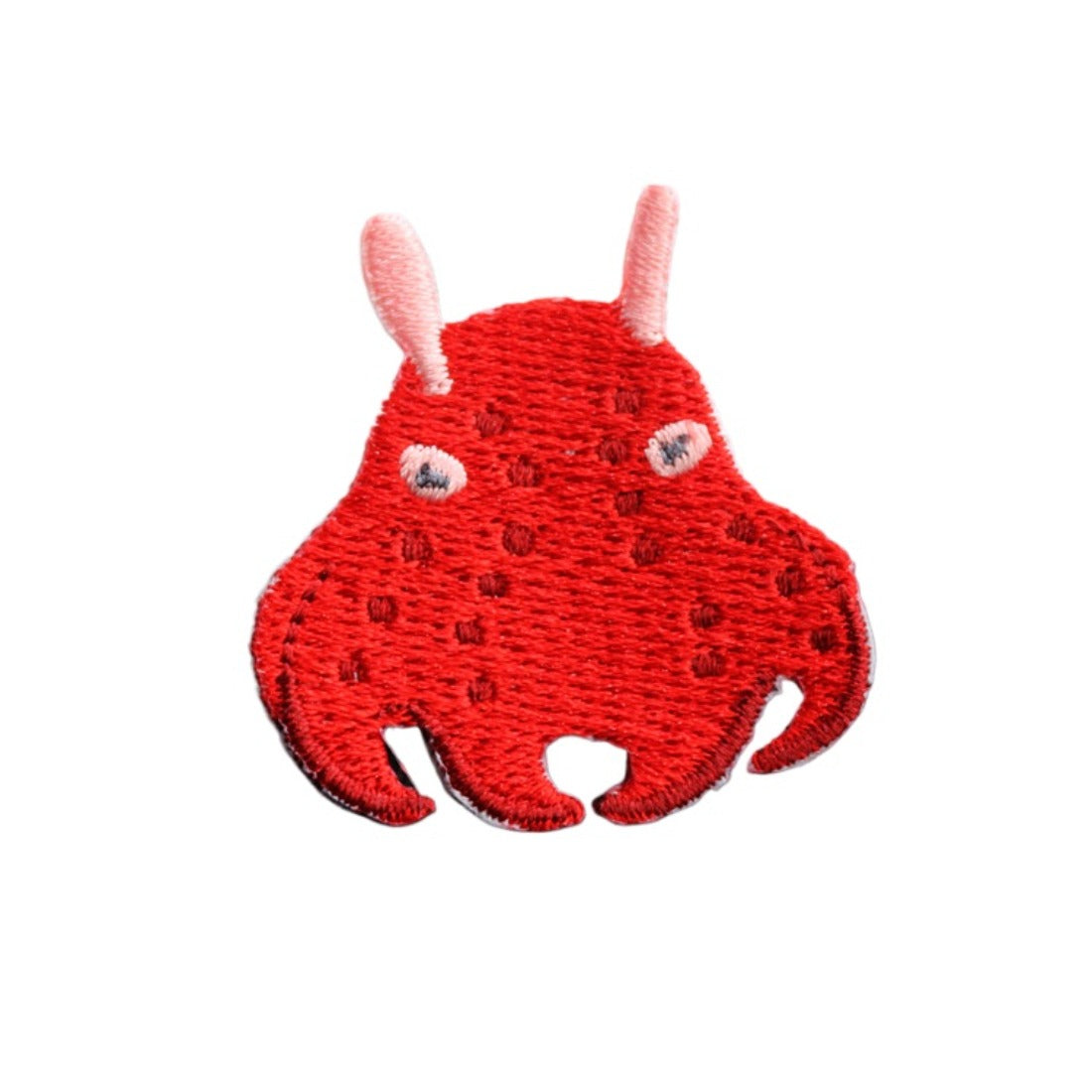 Pikkle | Red Octopus Iron-On Patch