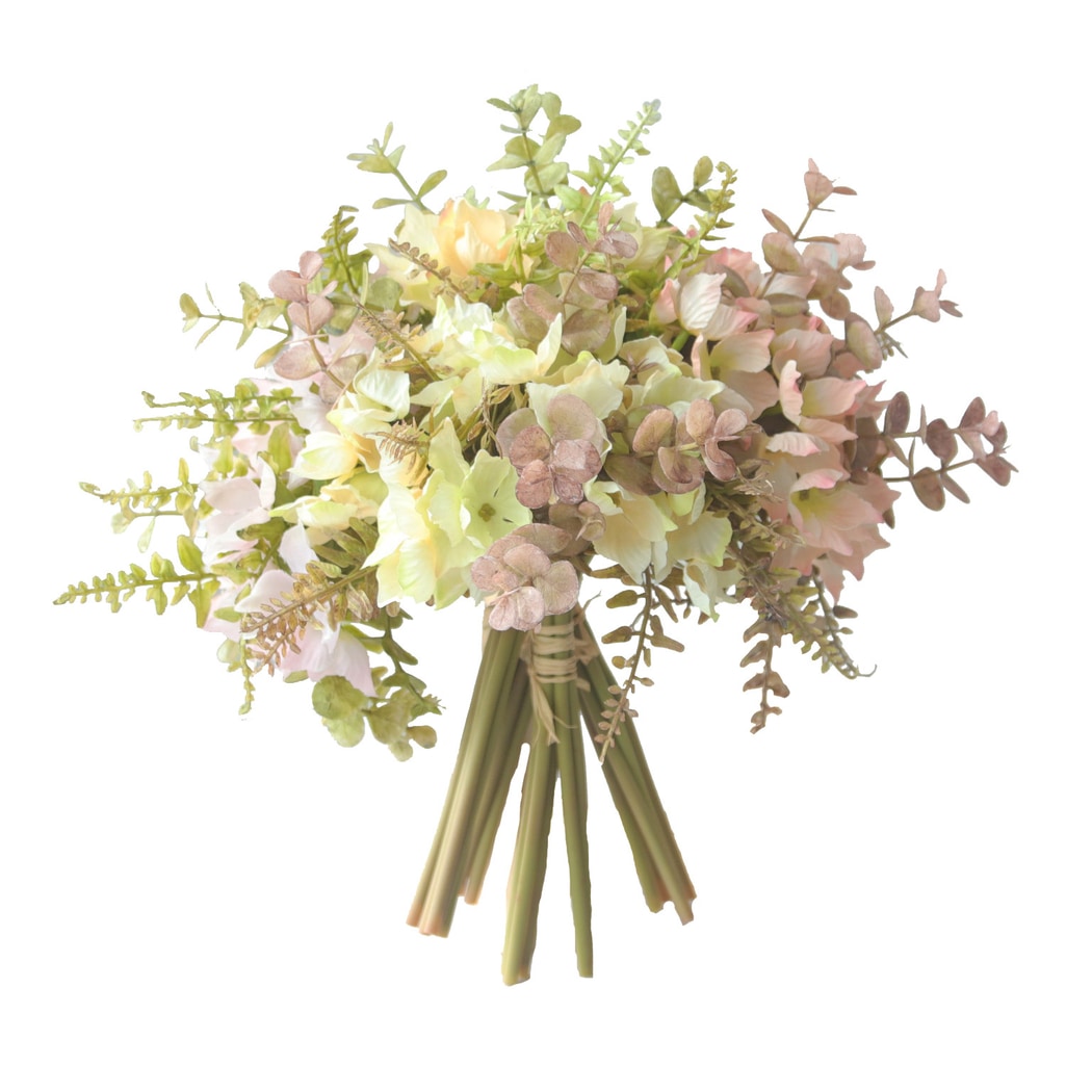 Roselle - Pastel-toned Artificial Greenery Hydrangea Bouquet