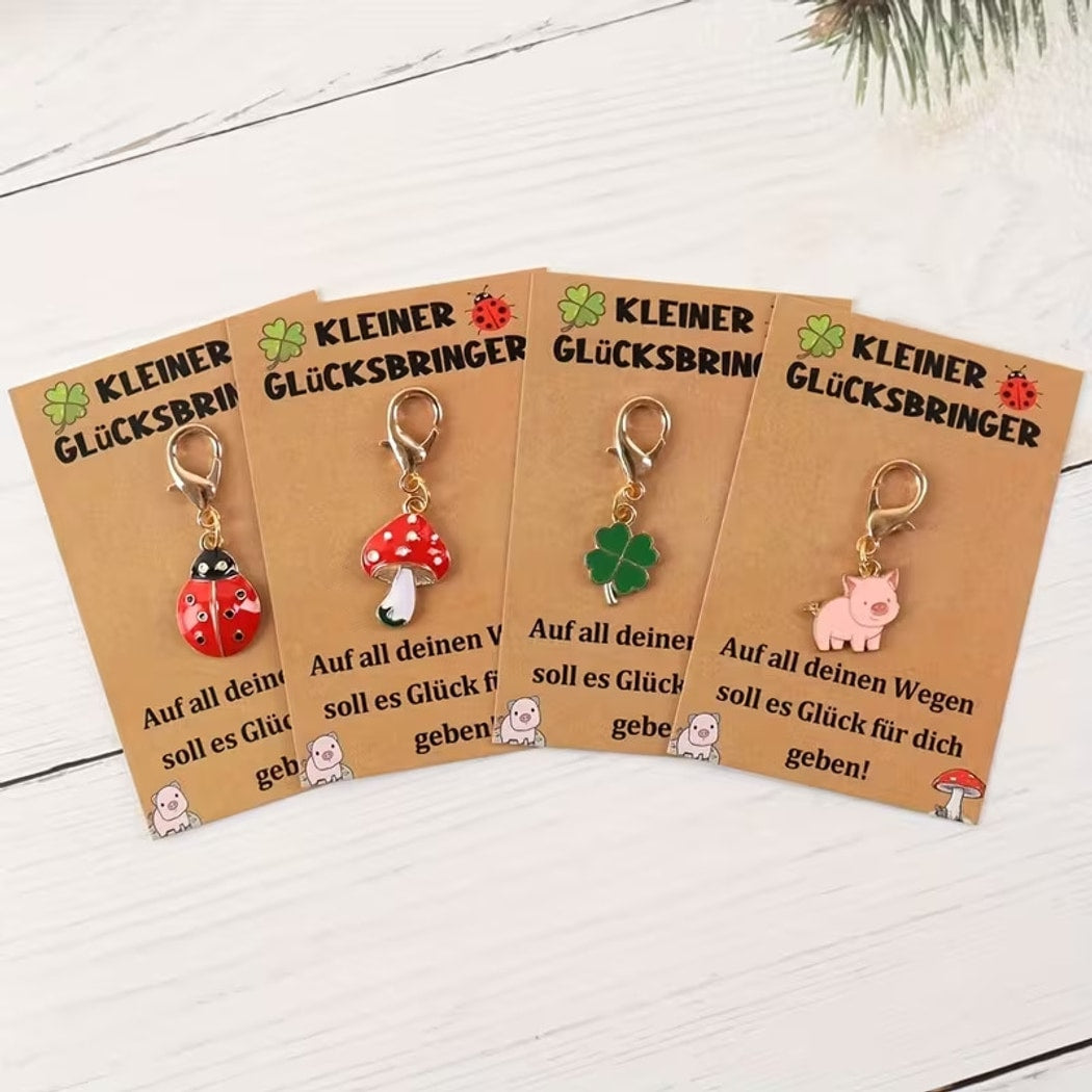 Taphug - Pocket Hug Cartoon Motif Keychain Set
