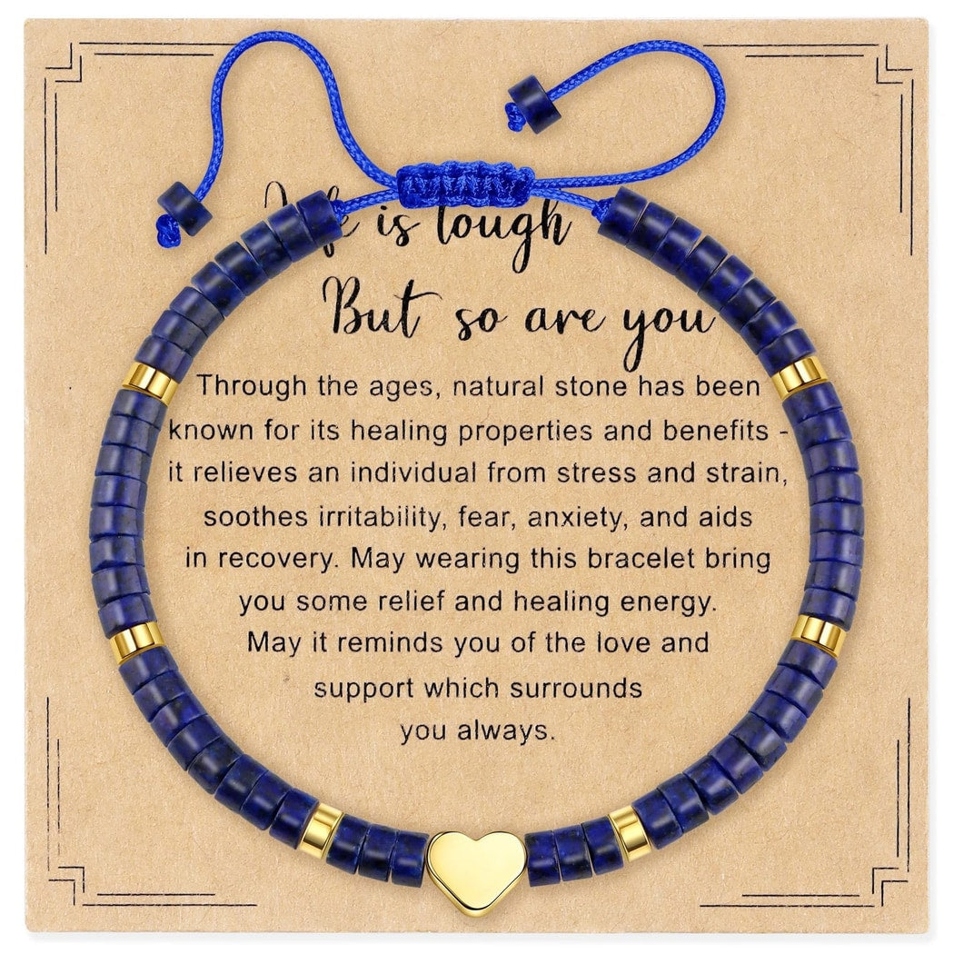 Emora - Elegant Geometric Heart Accent Bracelet