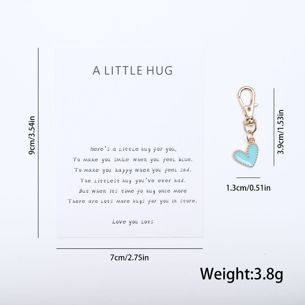 Taphug - Pocket Hug Colorful Heart Keychain