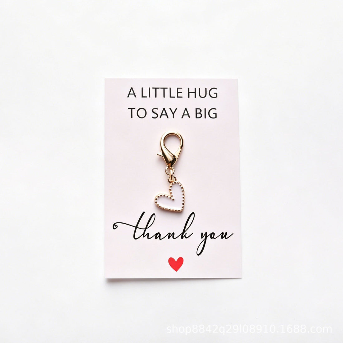Taphug colorful heart pocket hug plush toy close-up on fabric texture