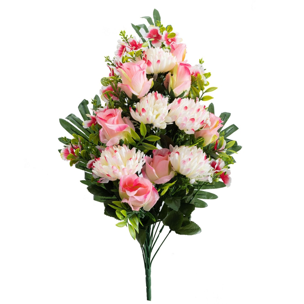 Roselle - Fan Form Artificial Flowers Bouquet