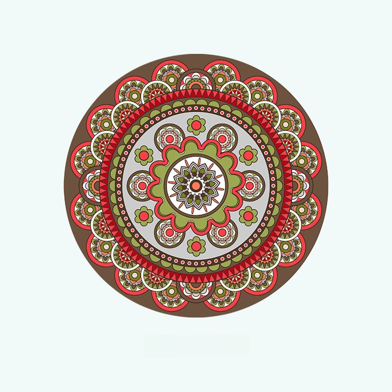 Thimara heat resistant table mats displayed flat on a dining table