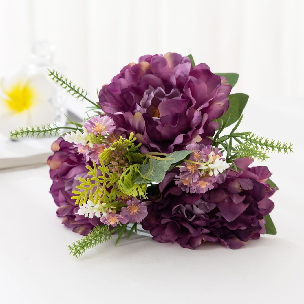 Roselle - Decorative Peony Bouquet Artificial Flowers