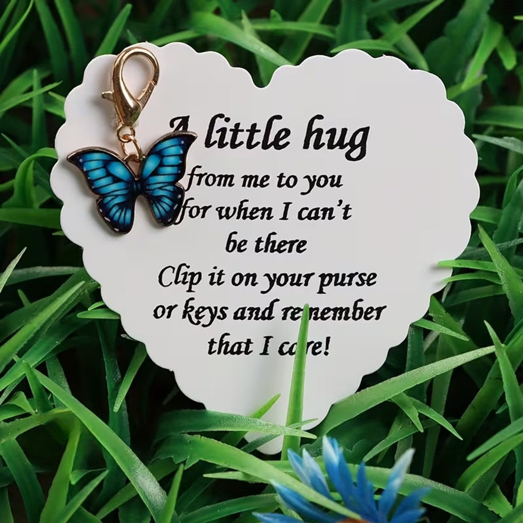 Taphug - Pocket Hug Sweet Butterfly Keychain