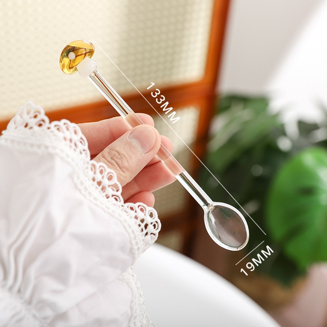 Glasira - Cute Colorful Mushroom Shape Spoon