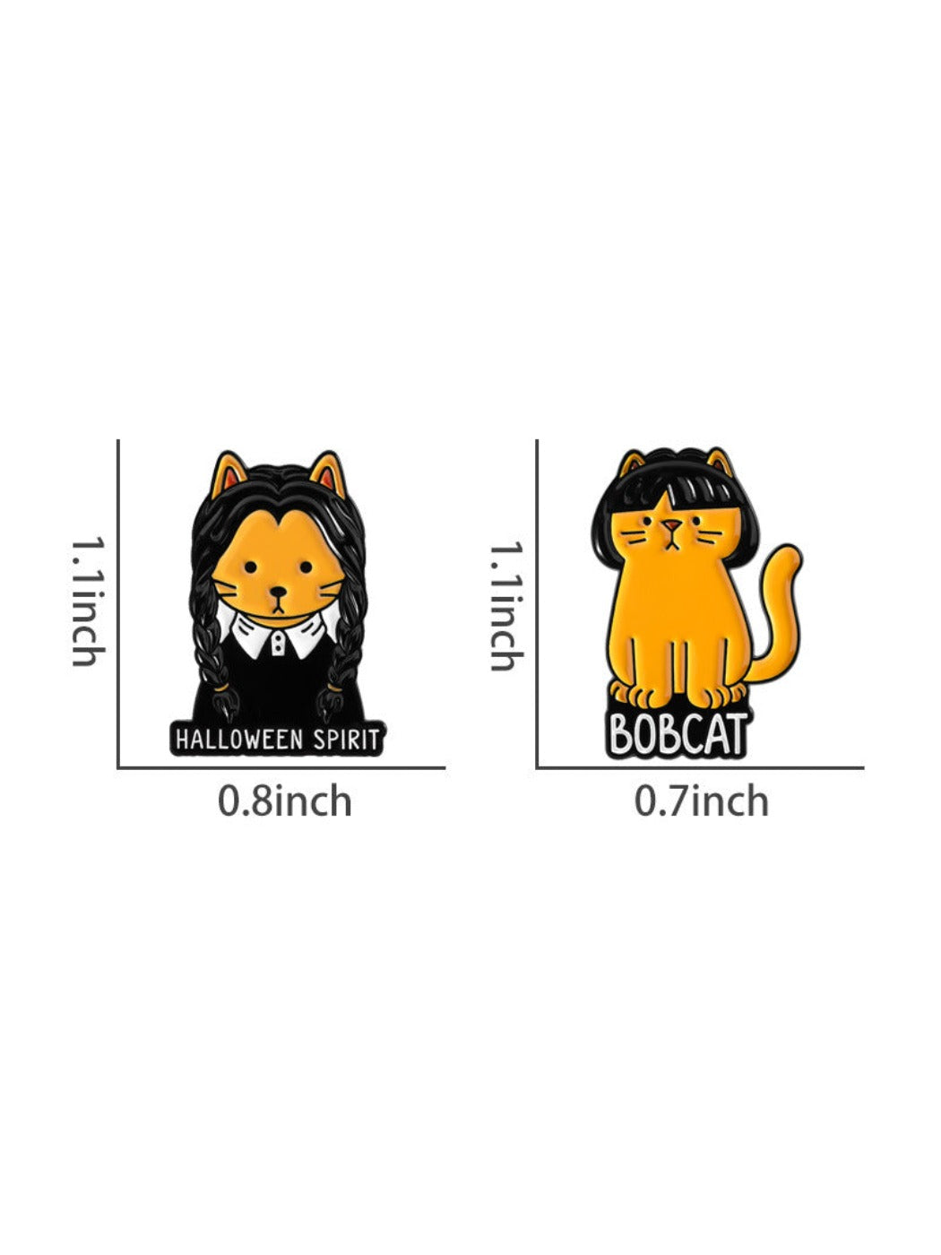 Pinori - Halloween Funny Cat Brooch