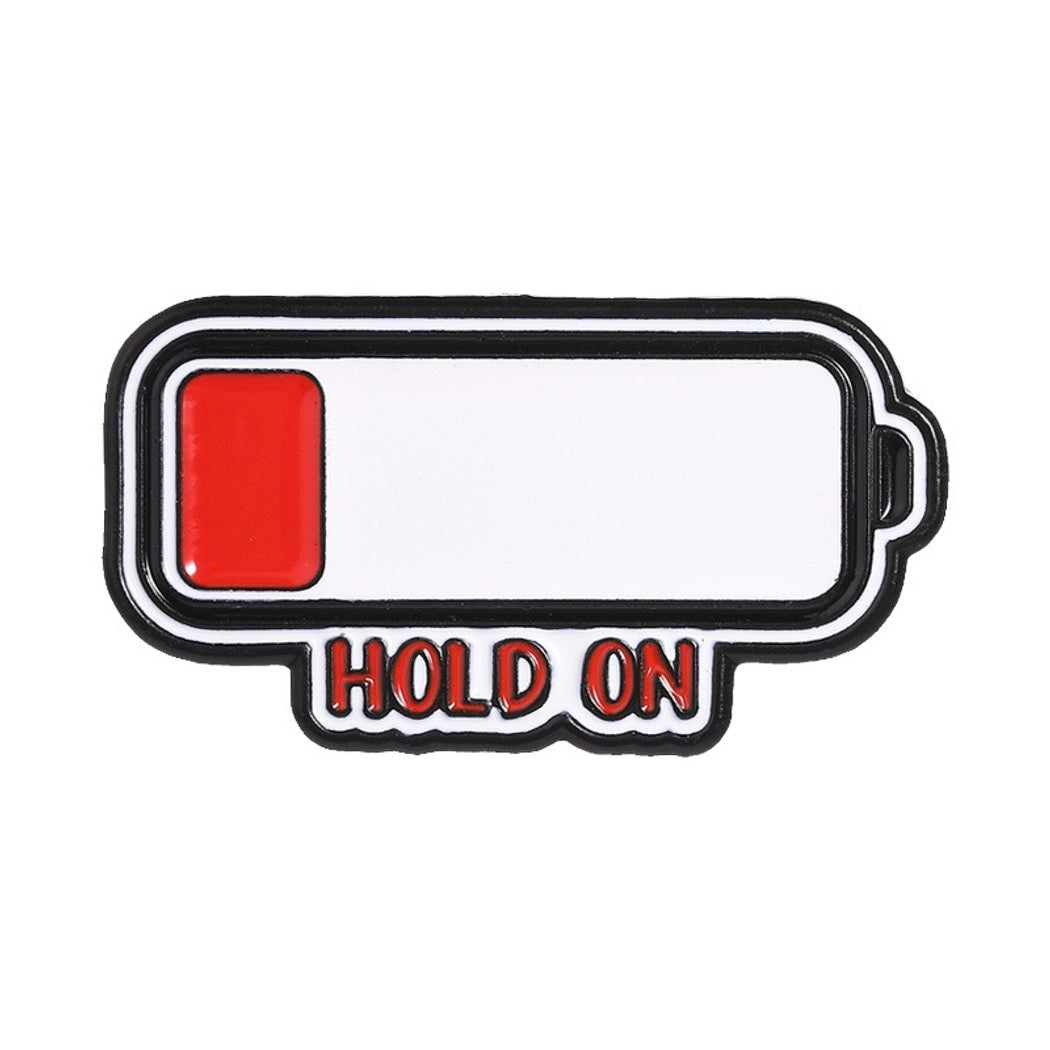Pinori - Low Battery Brooch