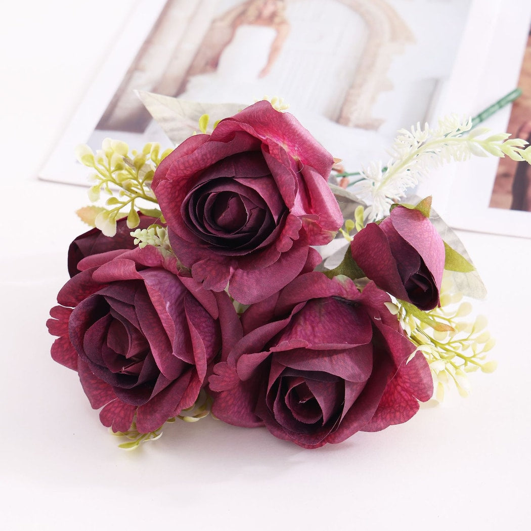 Roselle - Modern Style Rose Artificial Bouquet