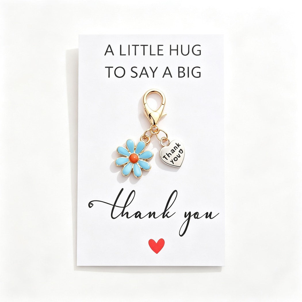 Taphug - Pocket Hug Flower Charm Token