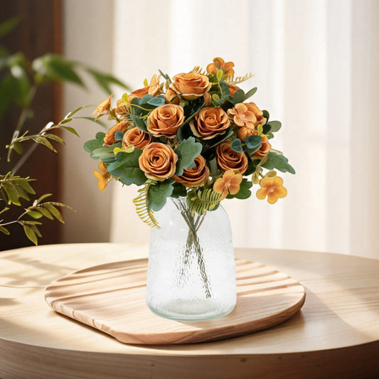 Roselle - Blousy Style Artificial Rose Bouquet