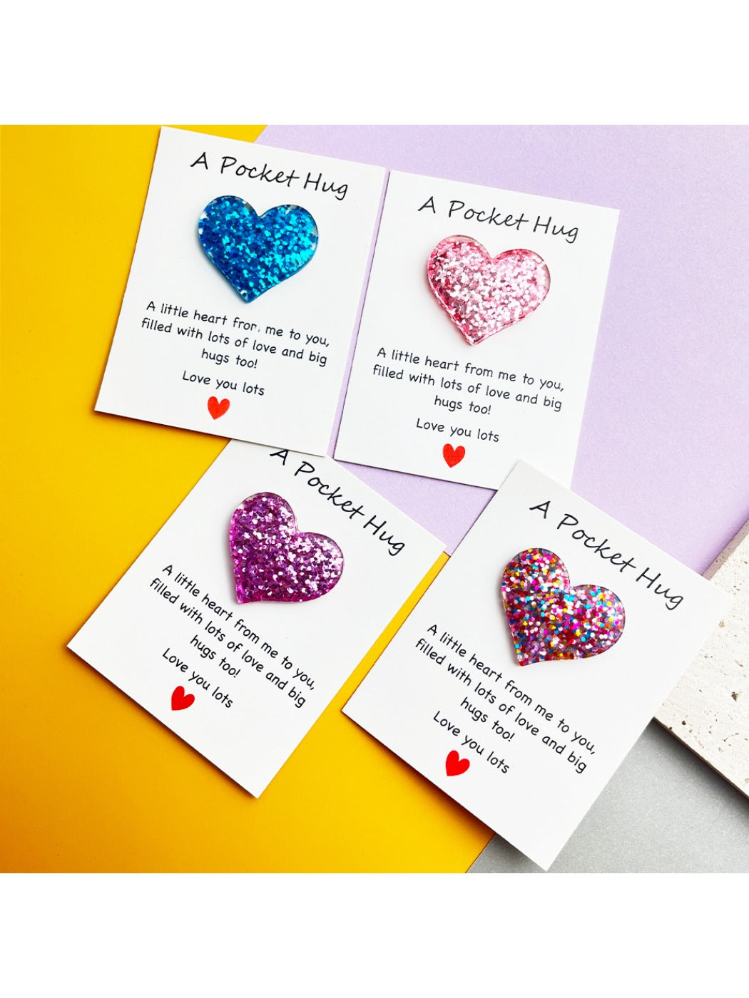 Taphug - Pocket Hug Glitter Heart