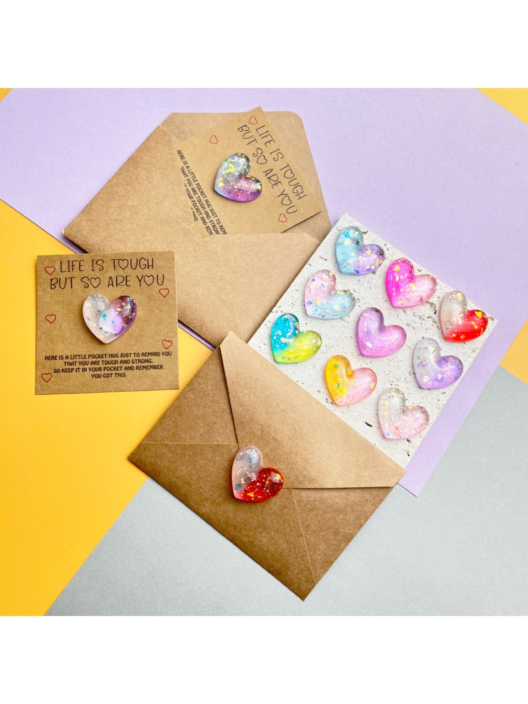 Taphug - Pocket Hug Gradient Color Heart