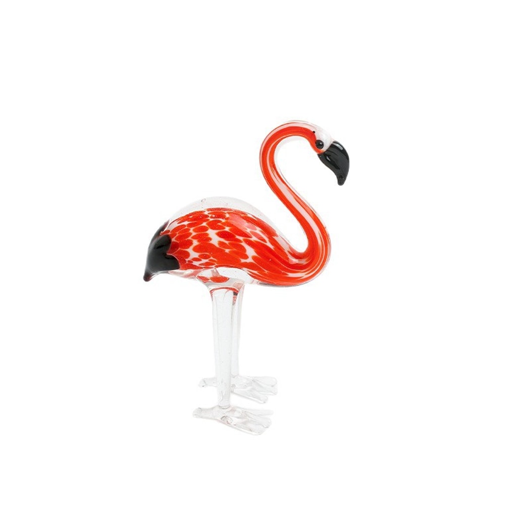 Glasira - Adorable Flamingos Table Ornament