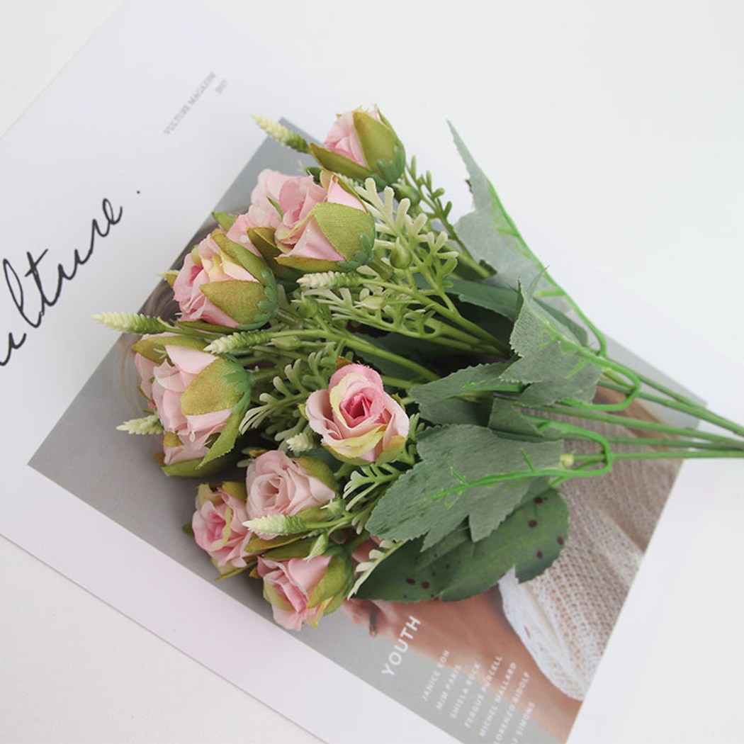 Roselle - Pastel Style Decorative Rose Artificial Flowers