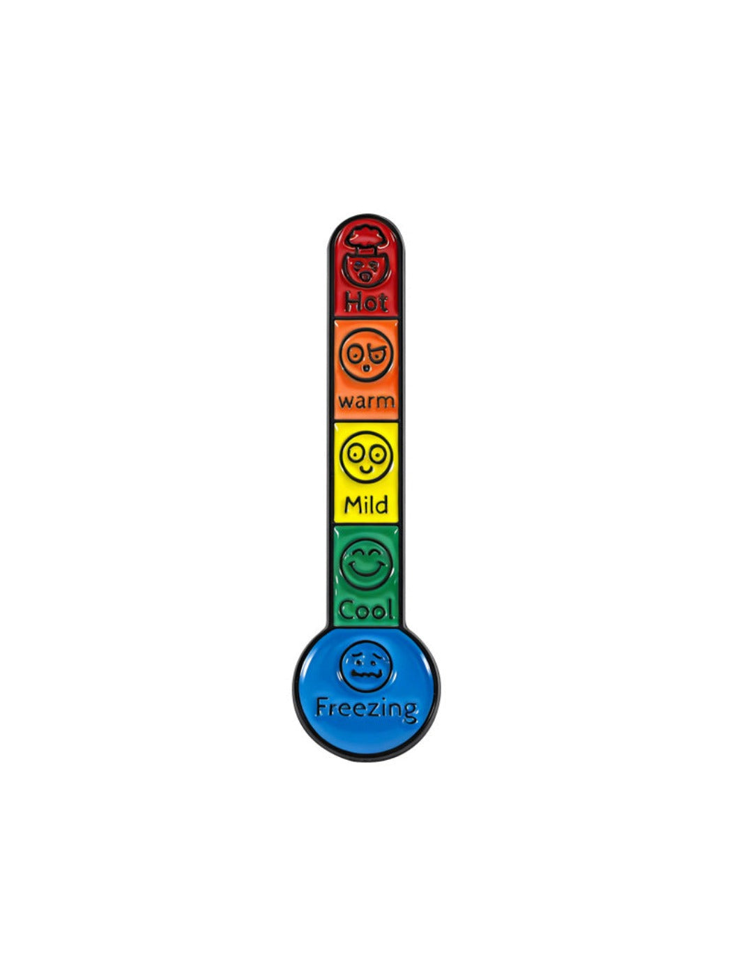 Pinori - Trendy Mood Thermometer Brooch Lapel Pin