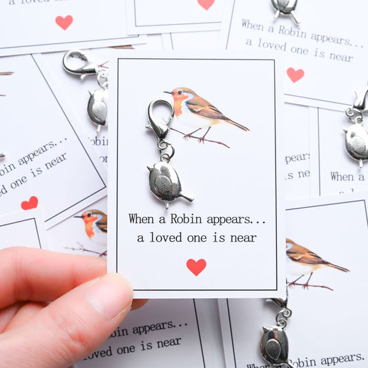 Taphug - Pocket Hug Robin Quote Keychain