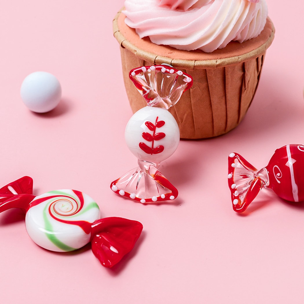 Glasira - Brightly Candy Shape Tabletop Display Ornament