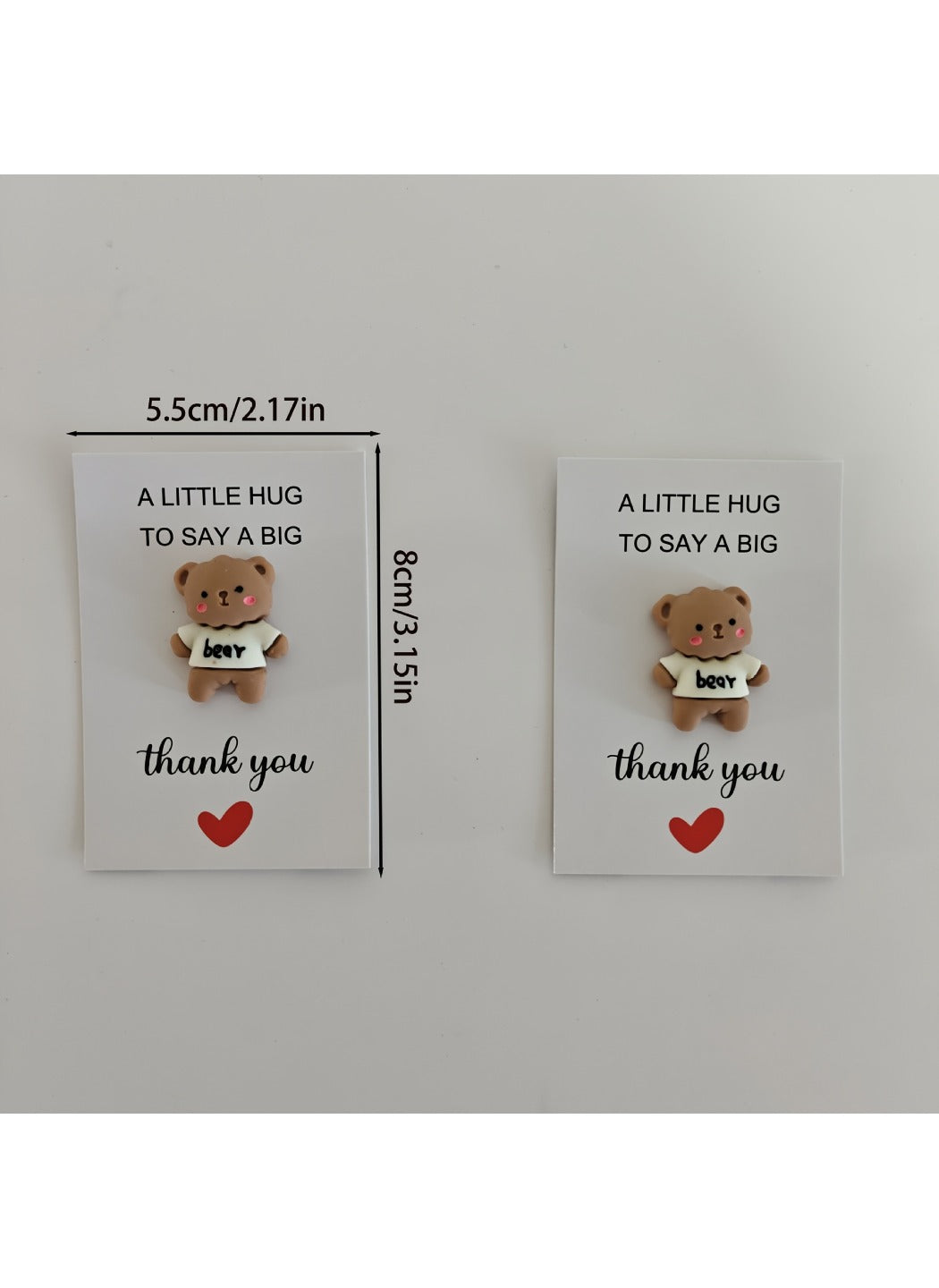Taphug  - Plastic Pocket Hug Card Hugging Bear