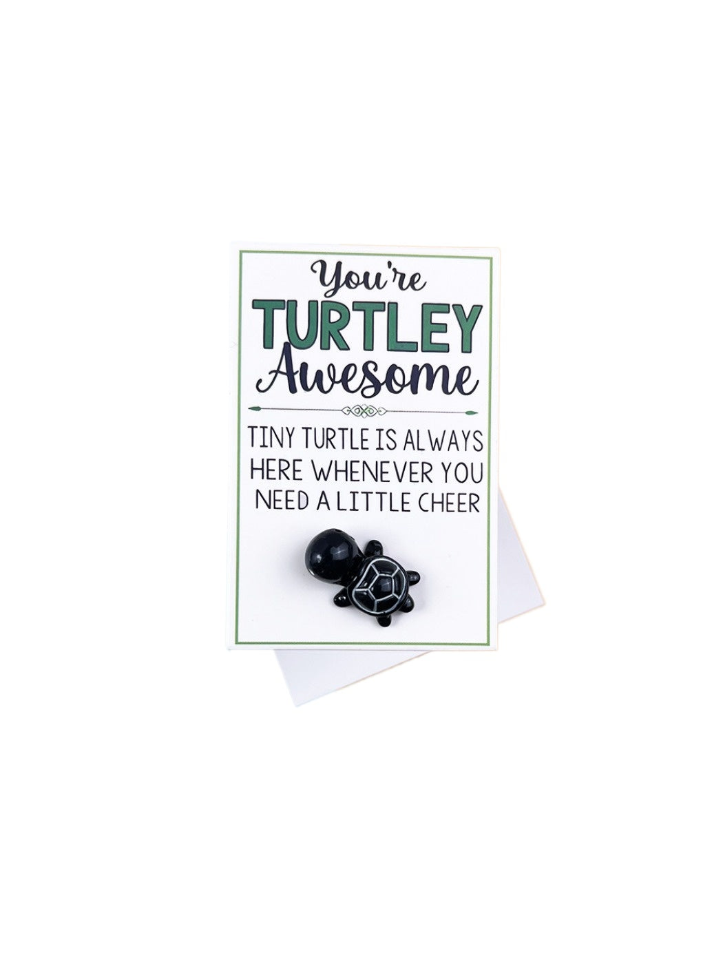 Taphug - Pocket Hug Cute Turtle Encouragement pocket hug card and keepsake token view 8