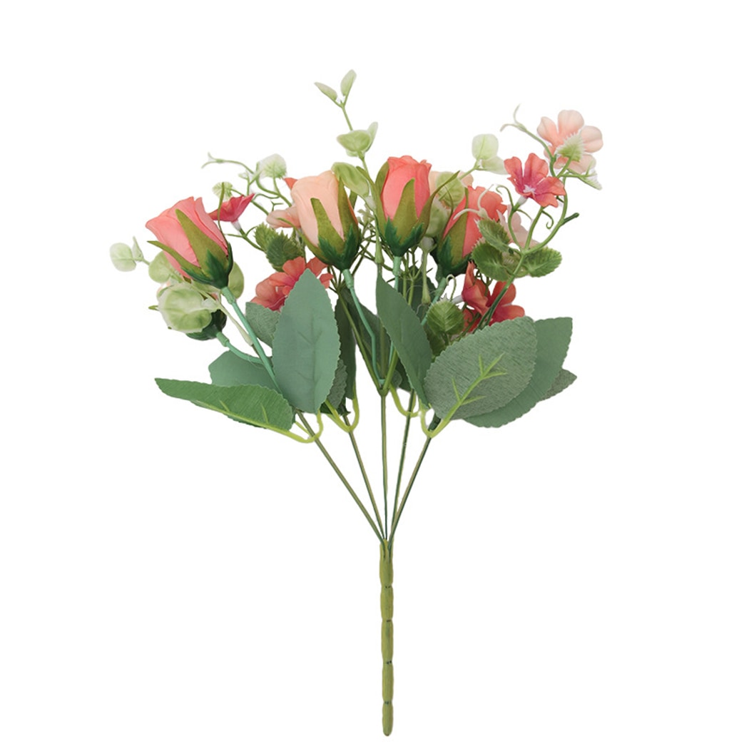Roselle - Rustic Decorative Artificial Rose Bouquet