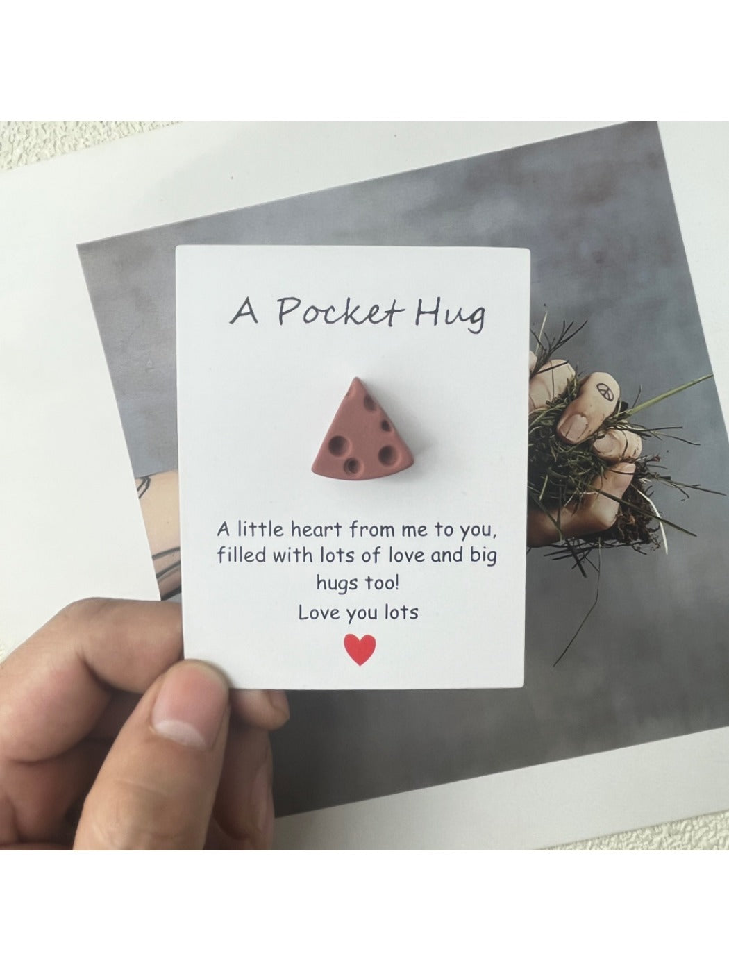 Taphug - Pocket Hug Cute Resin Cheese