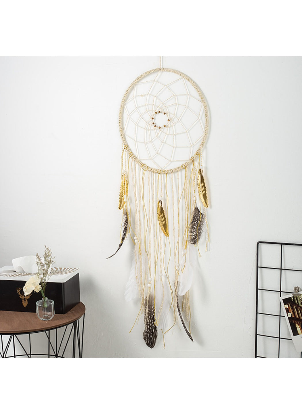 Somnira - Nordic‑Style Dreamcatcher Wind Chime