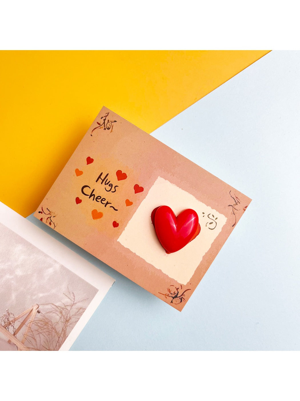 Taphug Pocket Hug Heart Love positioned to show overall design and size