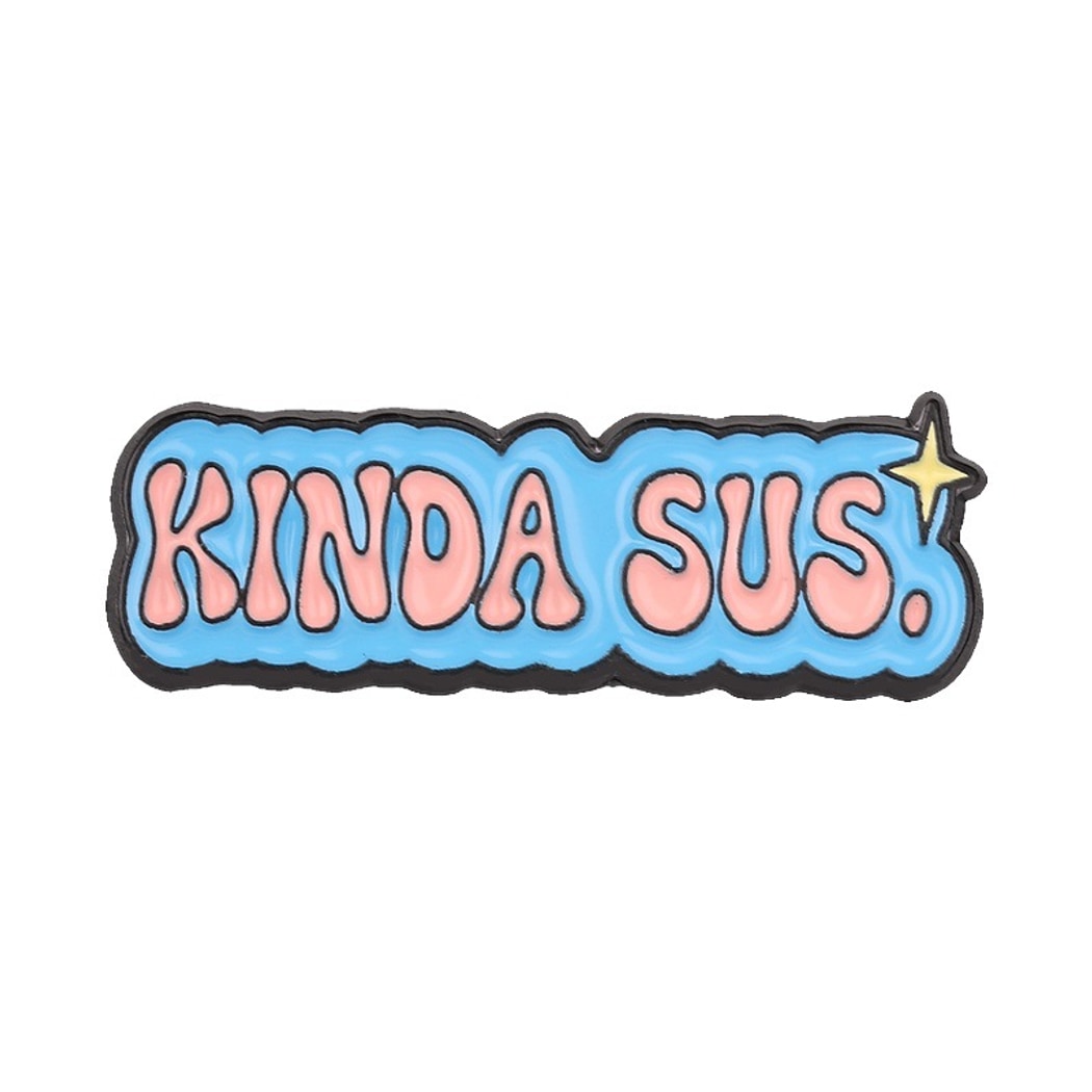 Pinori - Fun Quote Lettering Enamel Pin
